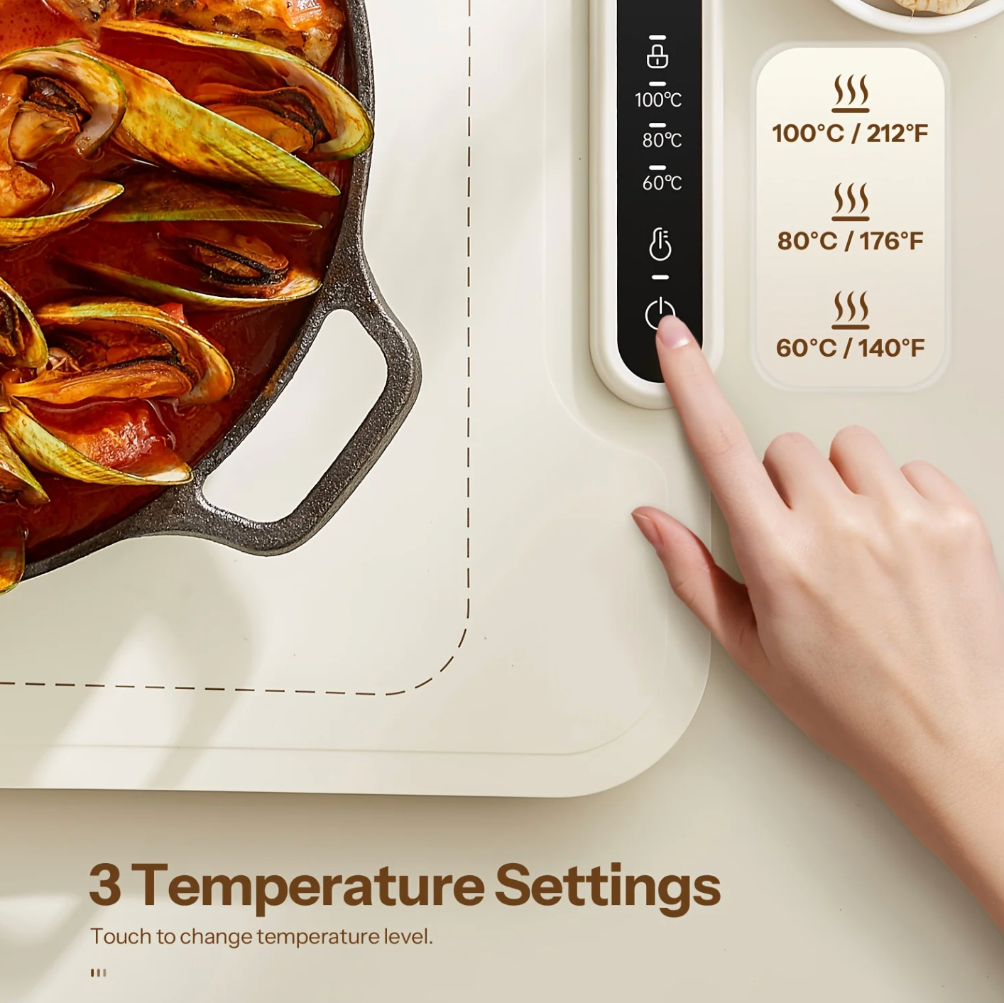 HomeGlow Electric Food Warming Mat™