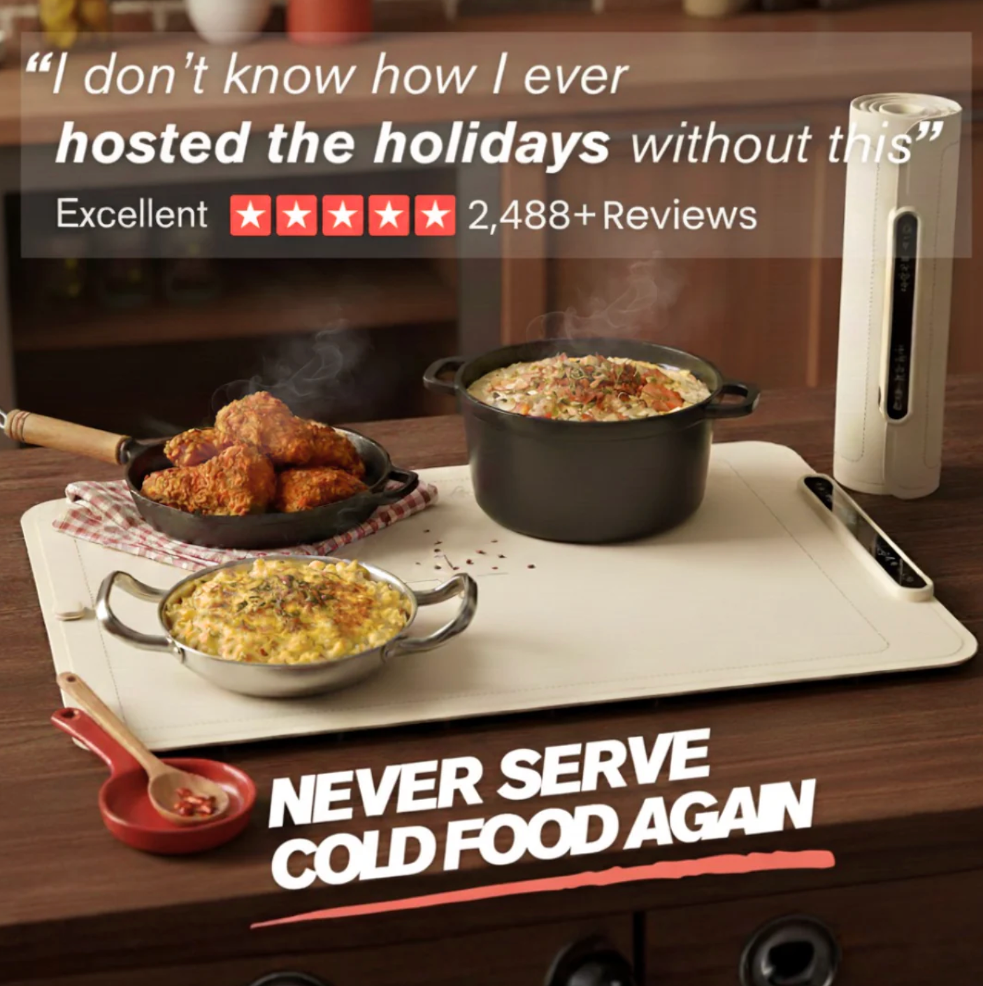HomeGlow Electric Food Warming Mat™