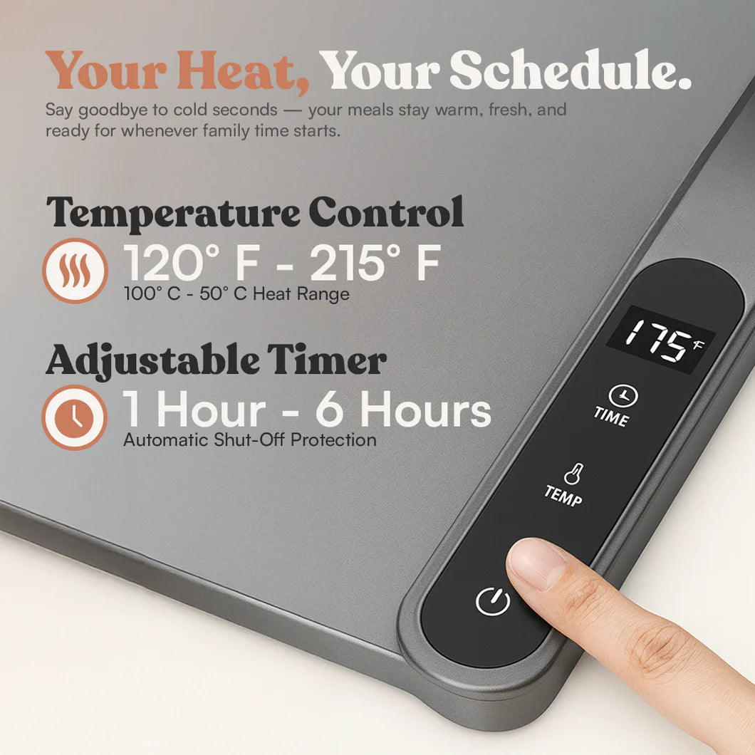 HomeGlow Electric Food Warming Mat™